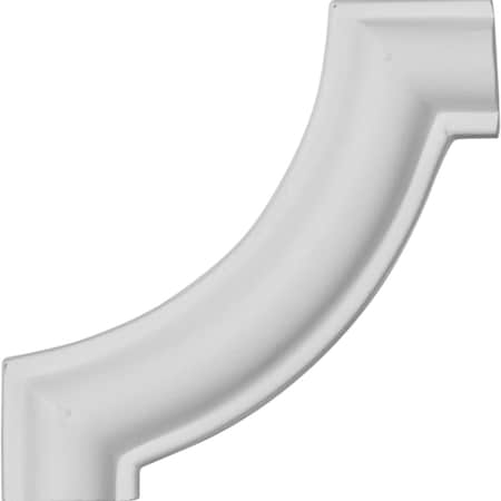 Ekena Millwork 3 1/8"W x 3 1/8"H Traditional Panel Moulding Corner (matches moulding PML00X00TR) PML03X03TR